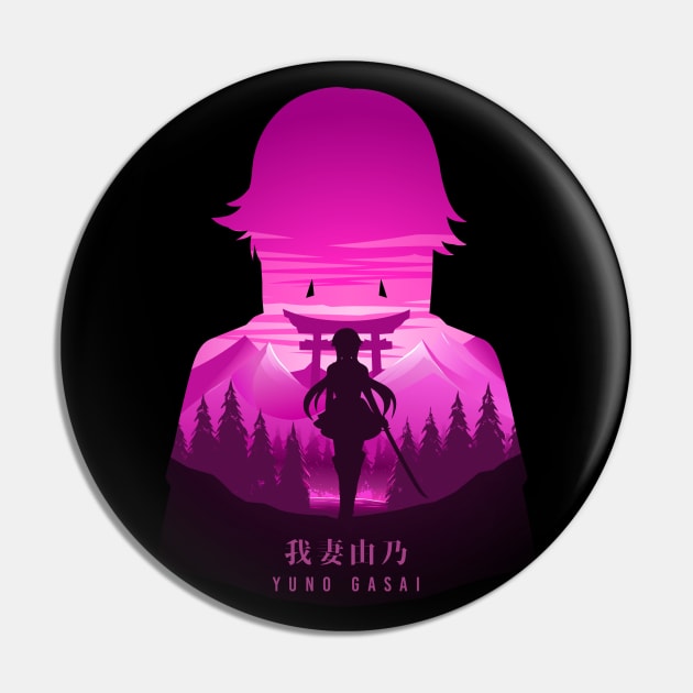 Yuno Gasai Pin by The Artz