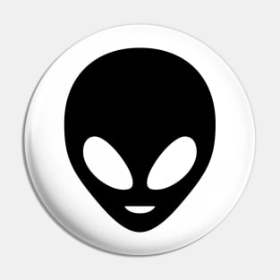 Alien Face Pin