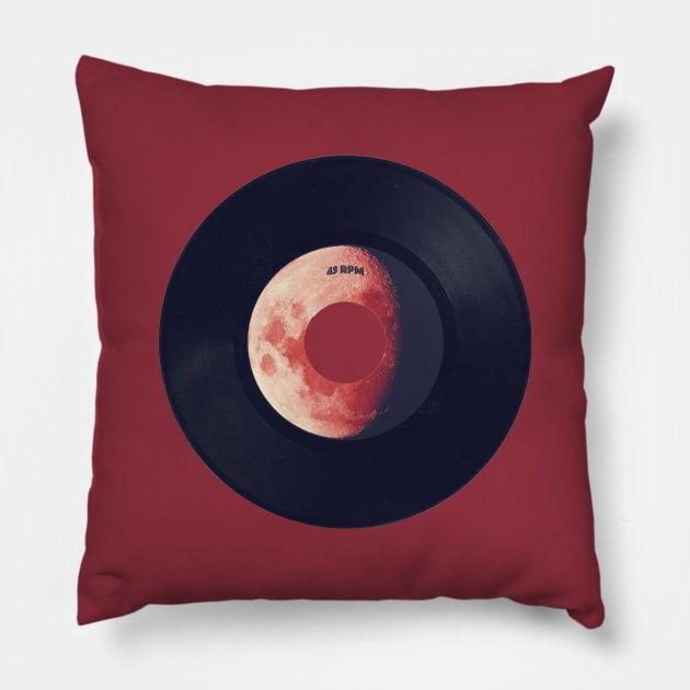 45 rpm vinyl single Pillow by DyrkWyst