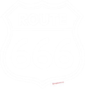 Route 666 - Highway to Hell Magnet