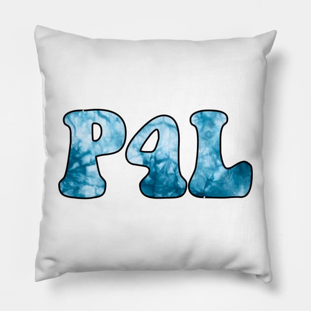 Tie Dye Blue Pogue 4 Life / P4L Pillow by cartershart