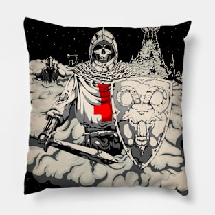 Undead crusaders Pillow