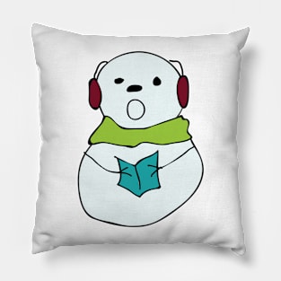 snowman singing Pillow