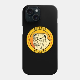 Bulldog Dog Portrait Phone Case