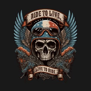 Ride to live, Live to ride Art T-Shirt