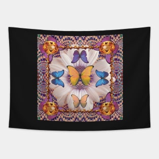 Lace Butterfly Hole Tapestry