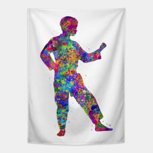 Taekwondo man Tapestry