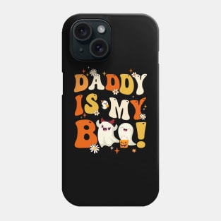 Groovy Daddy Is My Boo Halloween Boys Girls Kids Youth Phone Case