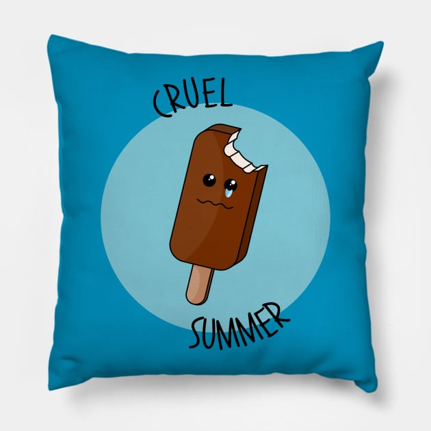 Cruel Summer Pillow by Warp9