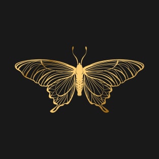 Gold Butterfly T-Shirt