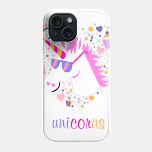 Charismatic unicorn horse Phone Case