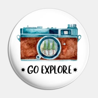 Go Explore Photographer Pin