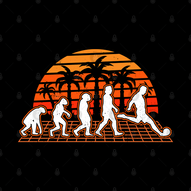 Soccer Evolution Sunset Player by favoriteshirt