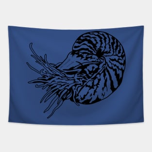 Nautilus sketch Tapestry