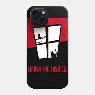 Meowy Halloween Funny Cat Design Phone Case