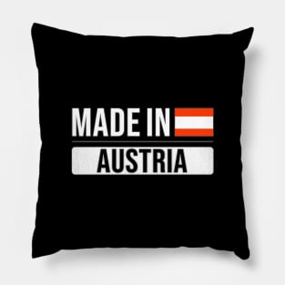 Made In Austria - Gift for Austrian With Roots From Austria Pillow
