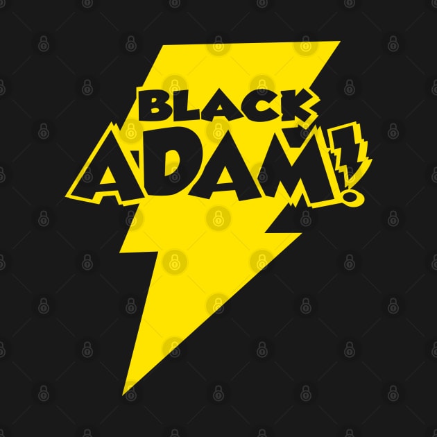 BLACK ADAM - 1 Color GOLD by ROBZILLA