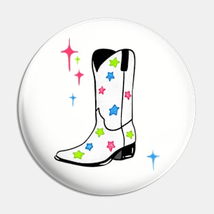 starry boots Pin