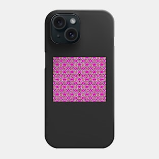 Magenta Aesthetic Repeating Abstract Pattern 1 Phone Case