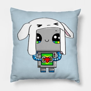 The Cutest Robot Pillow