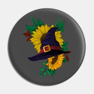 Fall witch design Pin