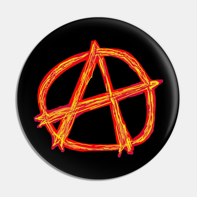 Anarchy Pin by Mark Ewbie