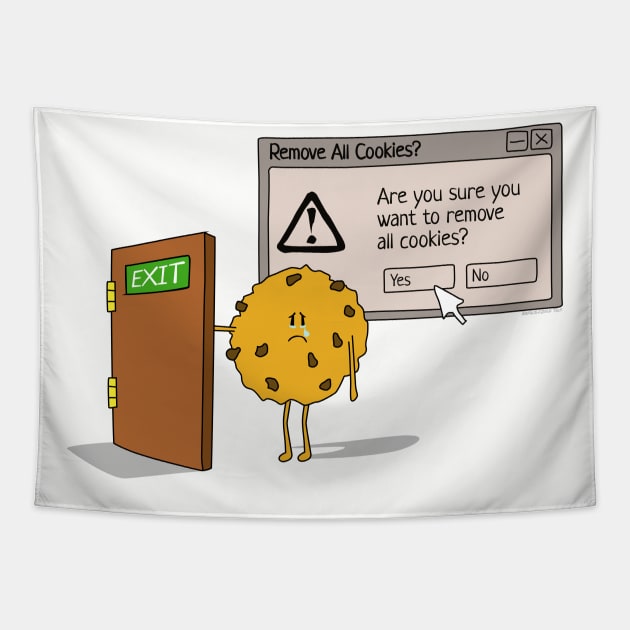 Would You Like To Remove Cookies? Tapestry by NerdShizzle