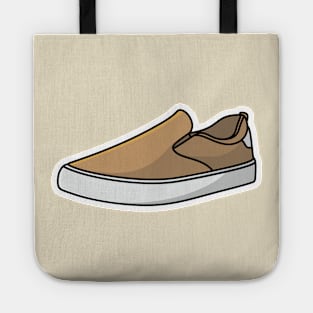 Running Shoe Sticker vector illustration. Fashion object Icon design concept. Boys outdoor fashion shoes sticker vector design with shadow. Tote