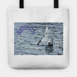 Bottoms Up Swan Tote