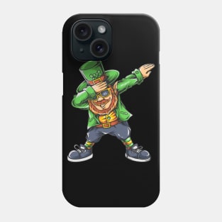 St Patricks Day Dabbing Leprechaun Boys Kids Men Dab Youth Phone Case