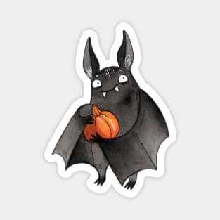 Cute bat with pumpkin Magnet