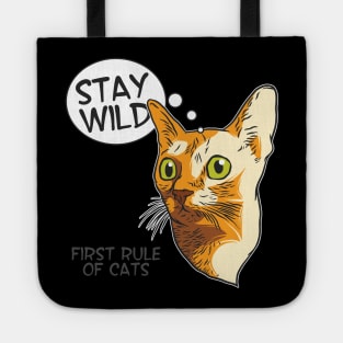 Stay Wild Cat Tote