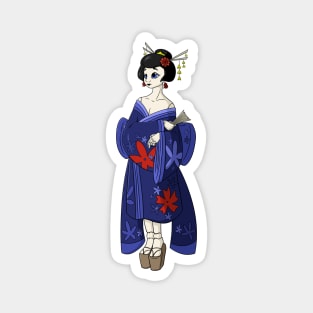 Doll, Geisha Magnet