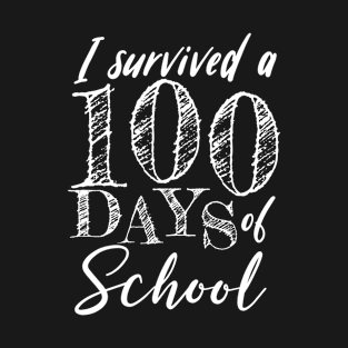 I Survived 100 Days Of School T-Shirt