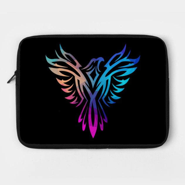 Stylish Colorful Polygon Pastels Phoenix Mythical Rising Born Again