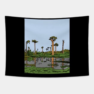 Baobab tree T-Shirt Tapestry