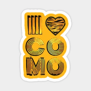 I Heart Tiger CoMo Magnet