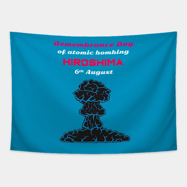 Remembrance Day of atomic bombing Hiroshima Tapestry by NEXT GEN