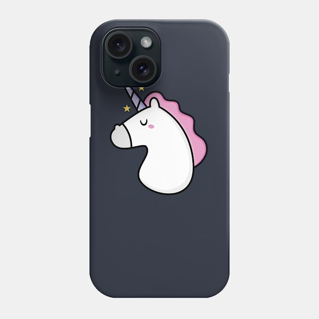 Cute Kawaii Unicorn Phone Case by happinessinatee