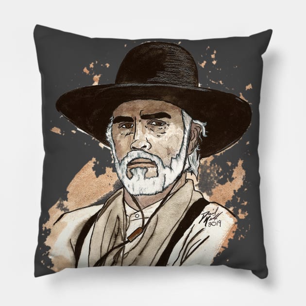 Lonesome Dove - Captain Call Pillow by BladeAvenger