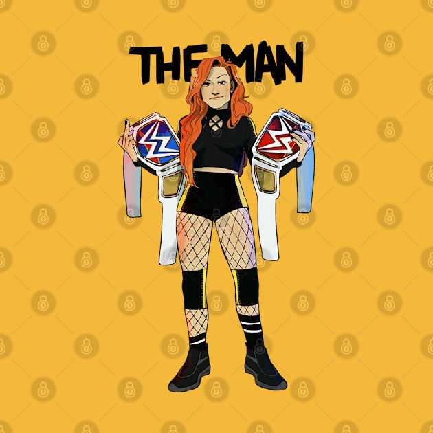 Becky Lynch Warrior by jojoerashop