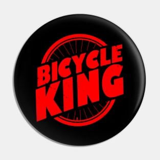 Bicycle King Cycling Gift For Male Cyclist Pin