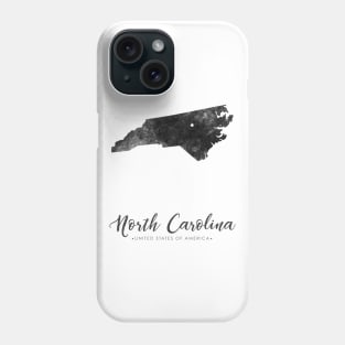 North Carolina state map Phone Case