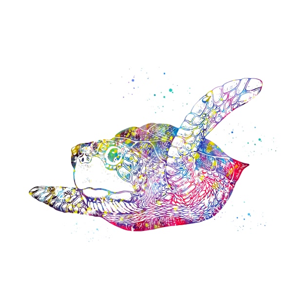 Sea turtle by erzebeth