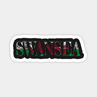 SWANSEA WELSH FLAG Magnet