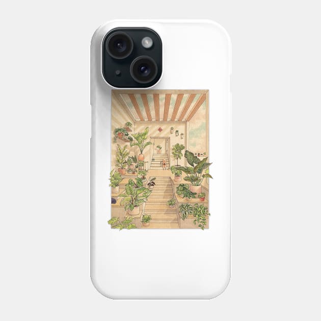 Japanese Art Chillout Vintage Phone Case by Hiep Nghia