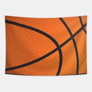 Abstract Weathered Basketball for Players and Fans Tapestry