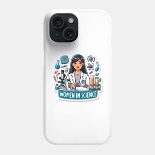 Women in Science Lab Essentials Phone Case