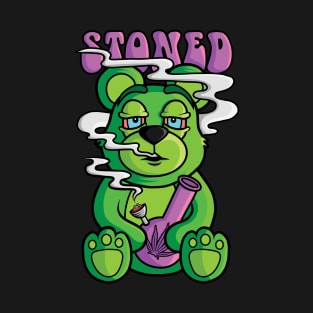 Stoned Weed Bear T-Shirt