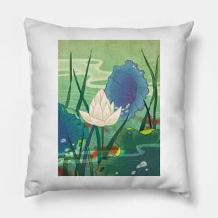 Minhwa: Misty Pond E Type Pillow